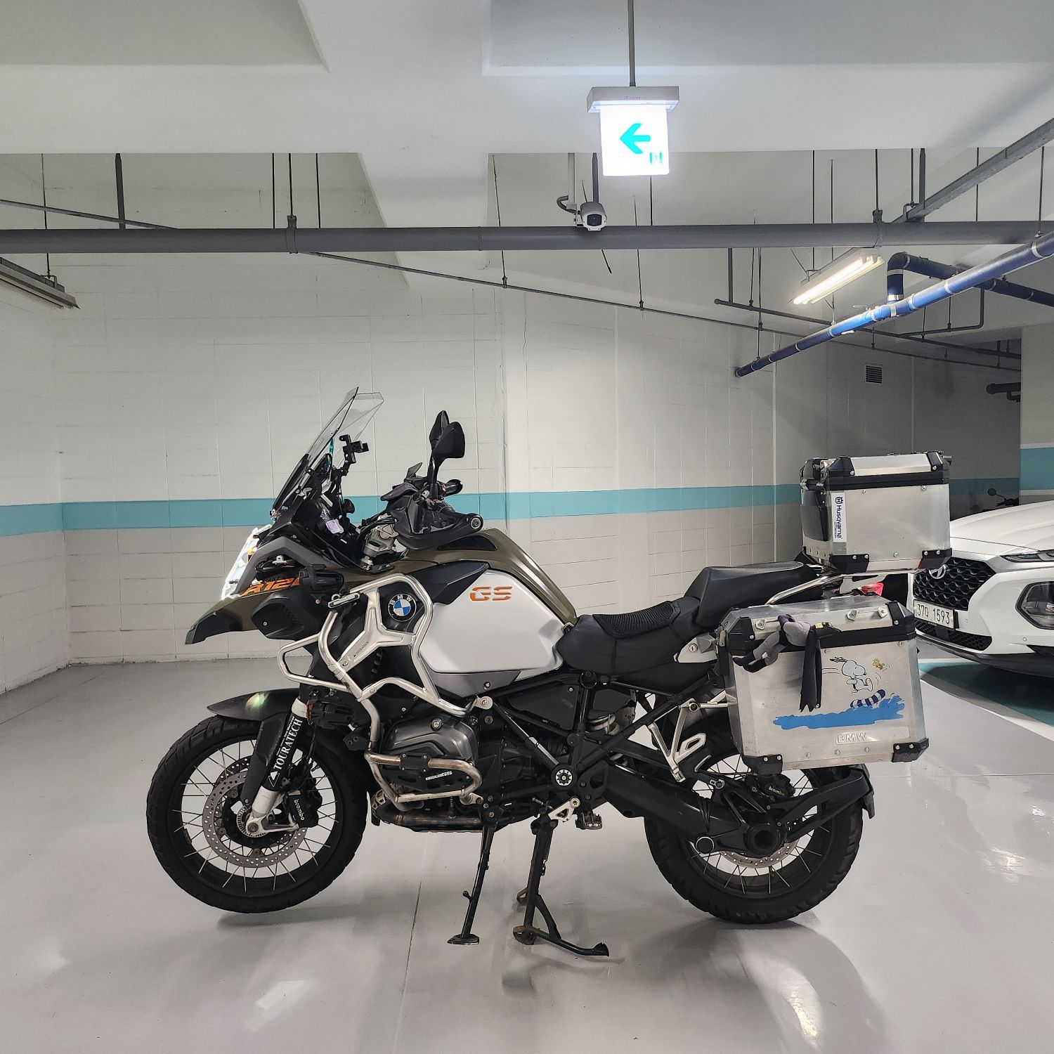 BMW R 1200 GS 어드벤처 2015 블랙 사진 2