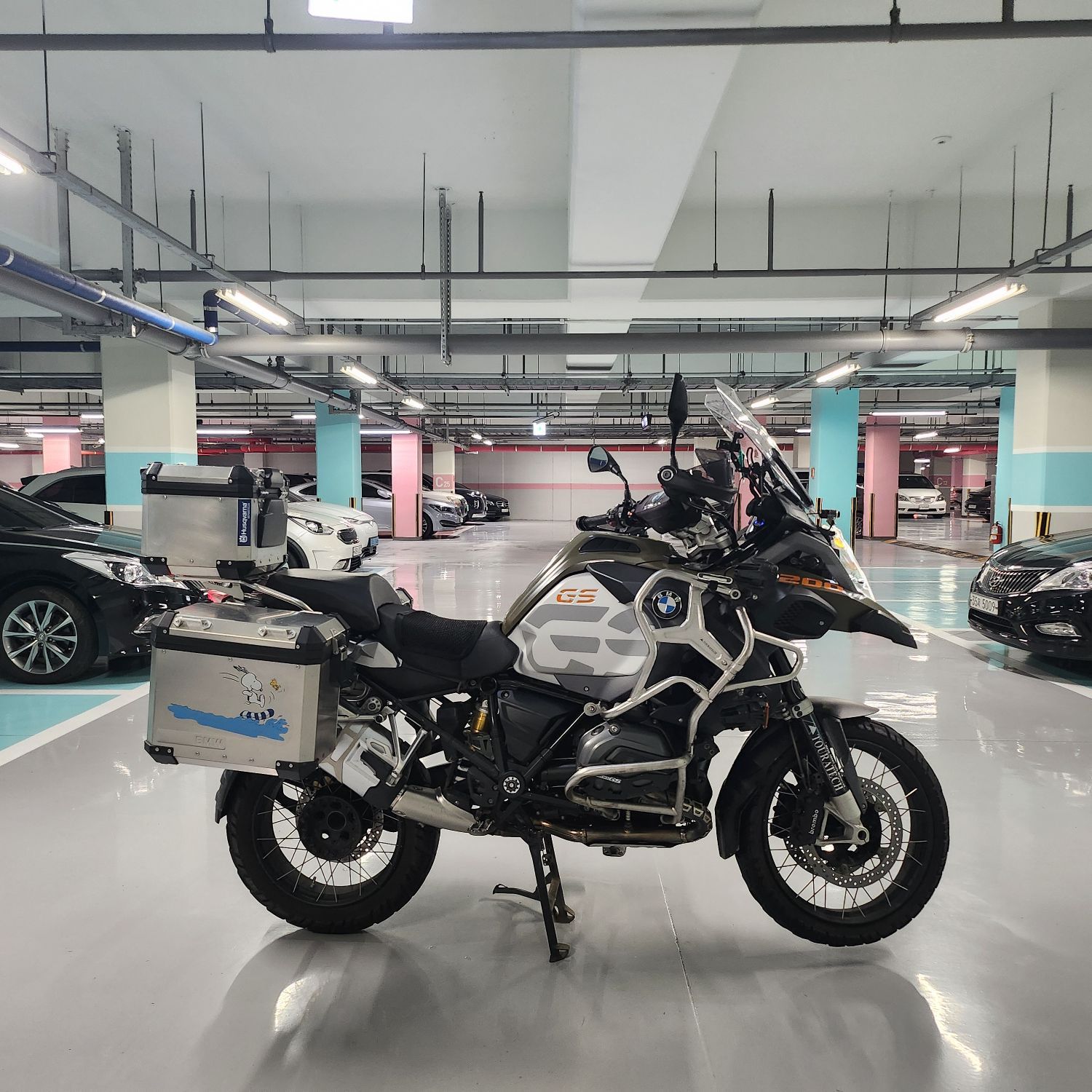 BMW R 1200 GS 어드벤처 2015 블랙 사진 3