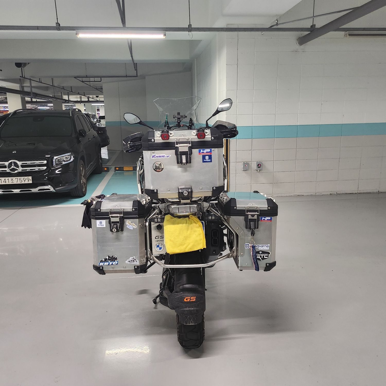 BMW R 1200 GS 어드벤처 2015 블랙 사진 4