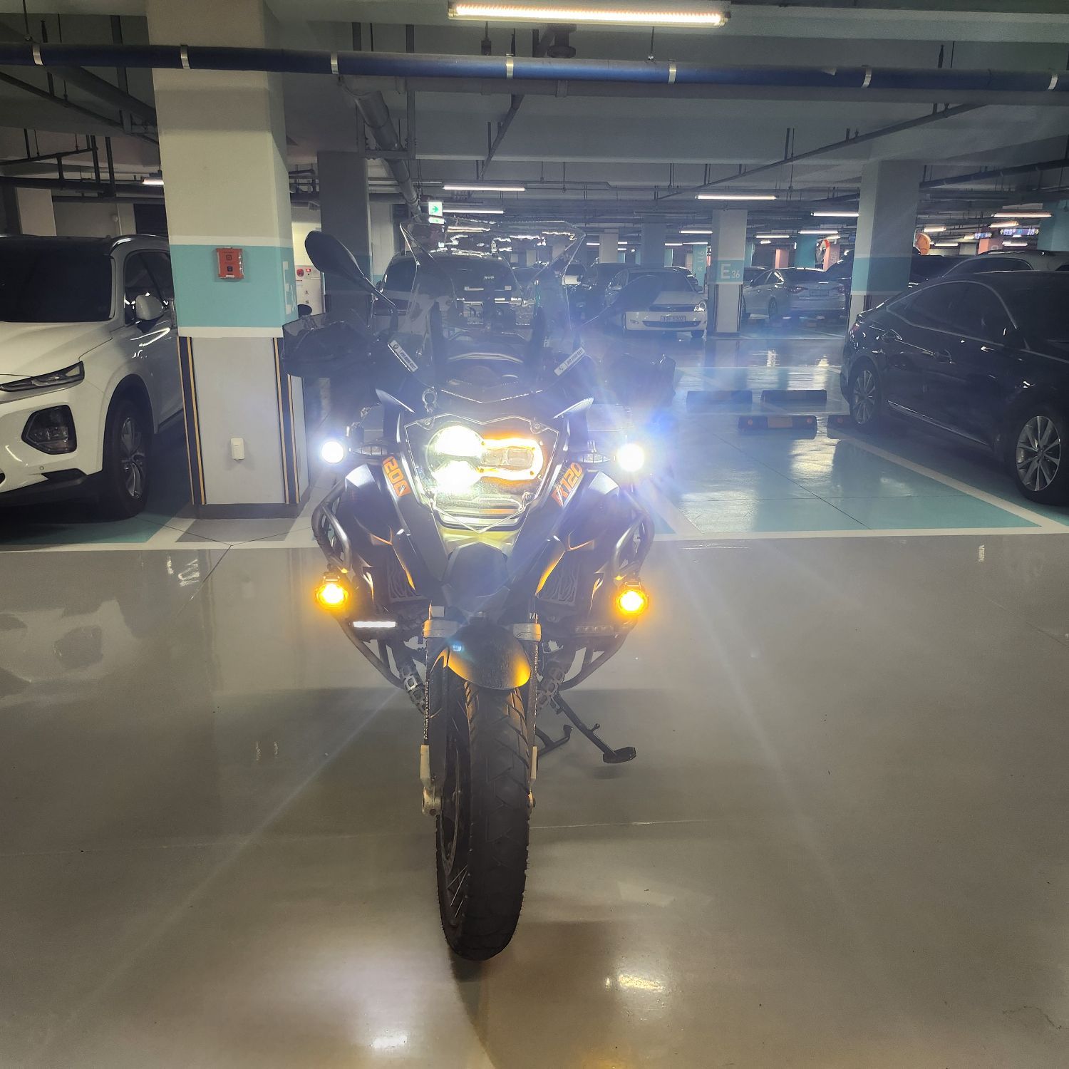 BMW R 1200 GS 어드벤처 2015 블랙 사진 1
