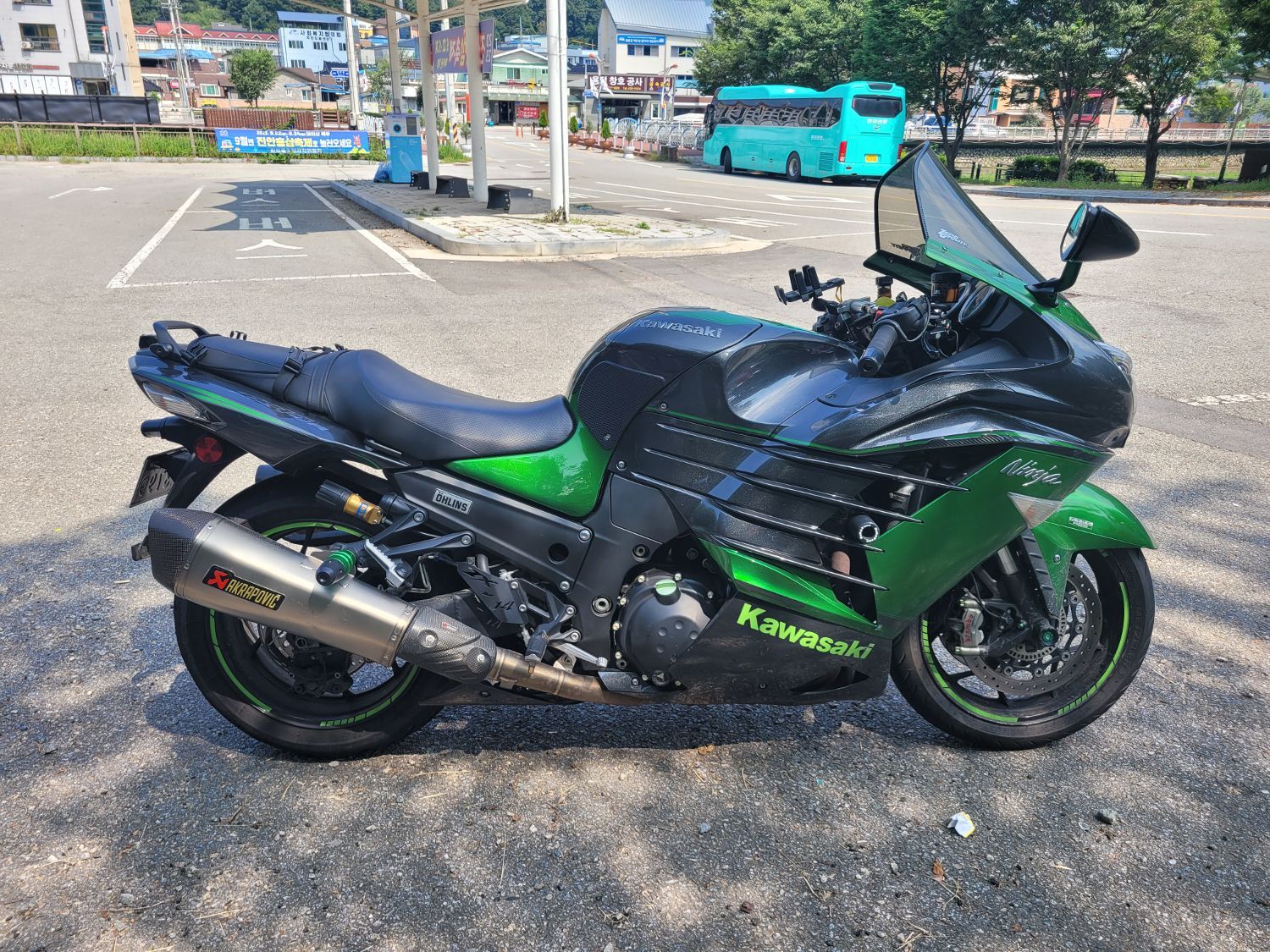 가와사키 ZZR 1400 올린즈 에디션 2018 그린 사진 7