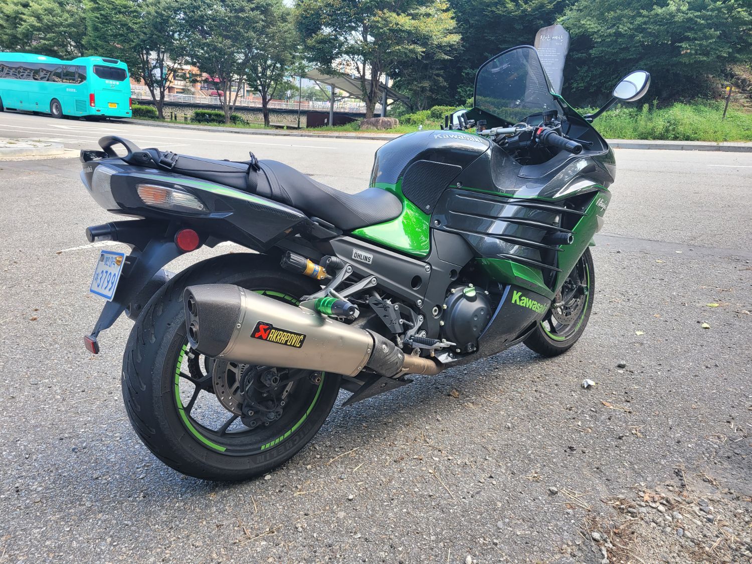 가와사키 ZZR 1400 올린즈 에디션 2018 그린 사진 6