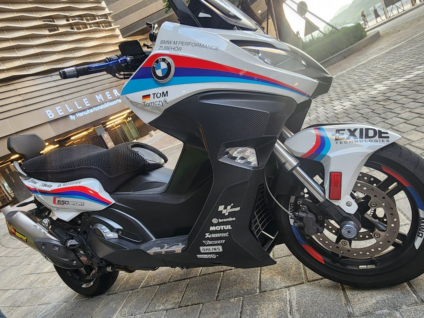 BMW C 650 스포츠 2017 실버 사진 1