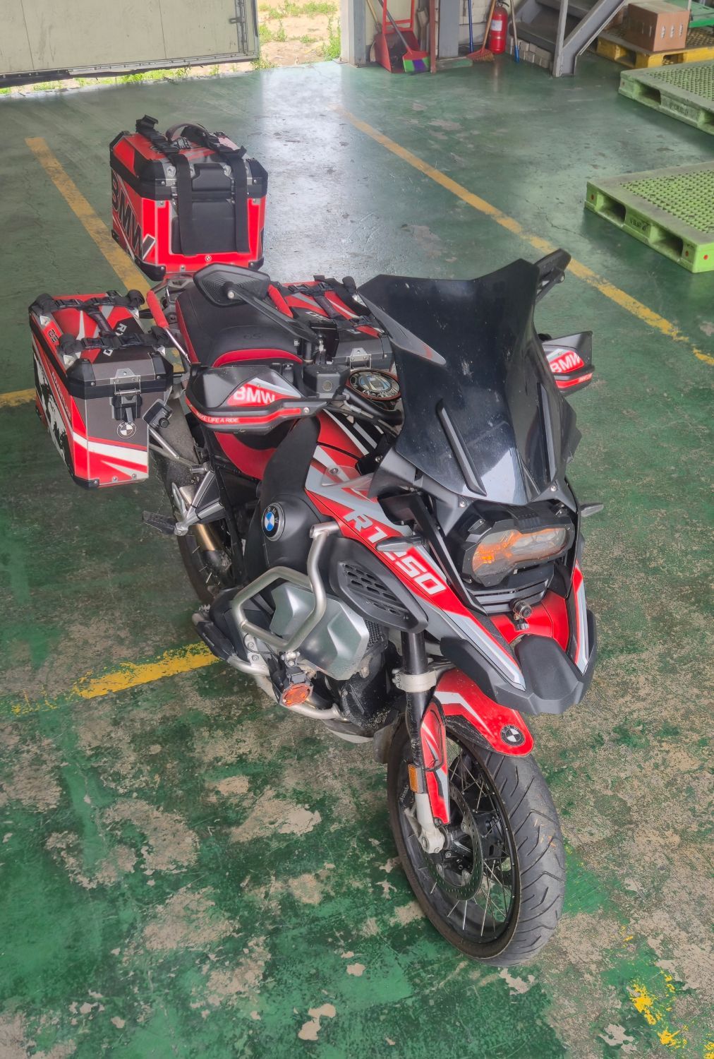 BMW R 1250 GS 어드벤처 2022 레드 사진 6