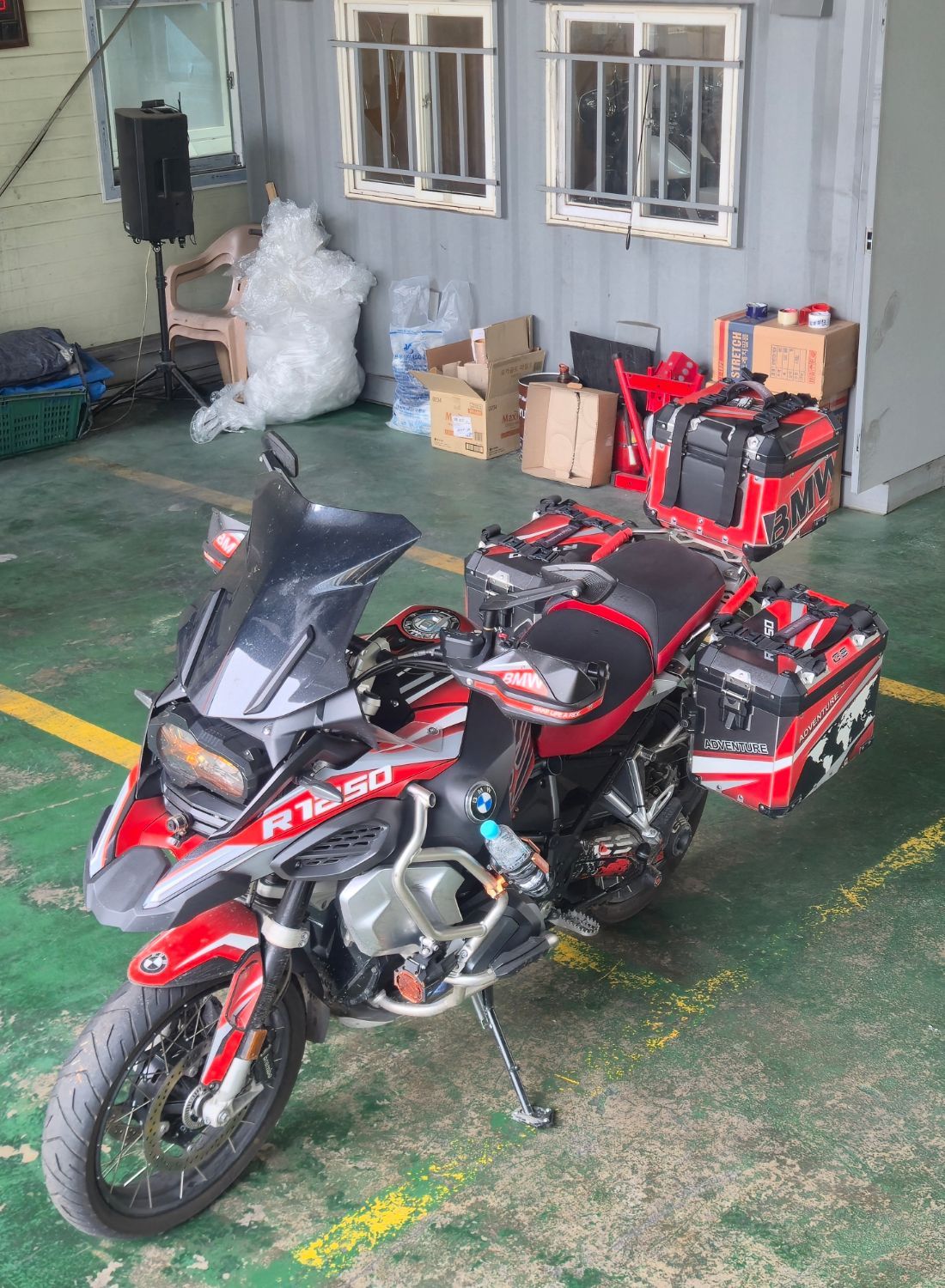 BMW R 1250 GS 어드벤처 2022 레드 사진 5