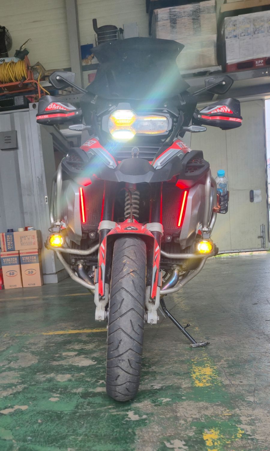 BMW R 1250 GS 어드벤처 2022 레드 사진 4