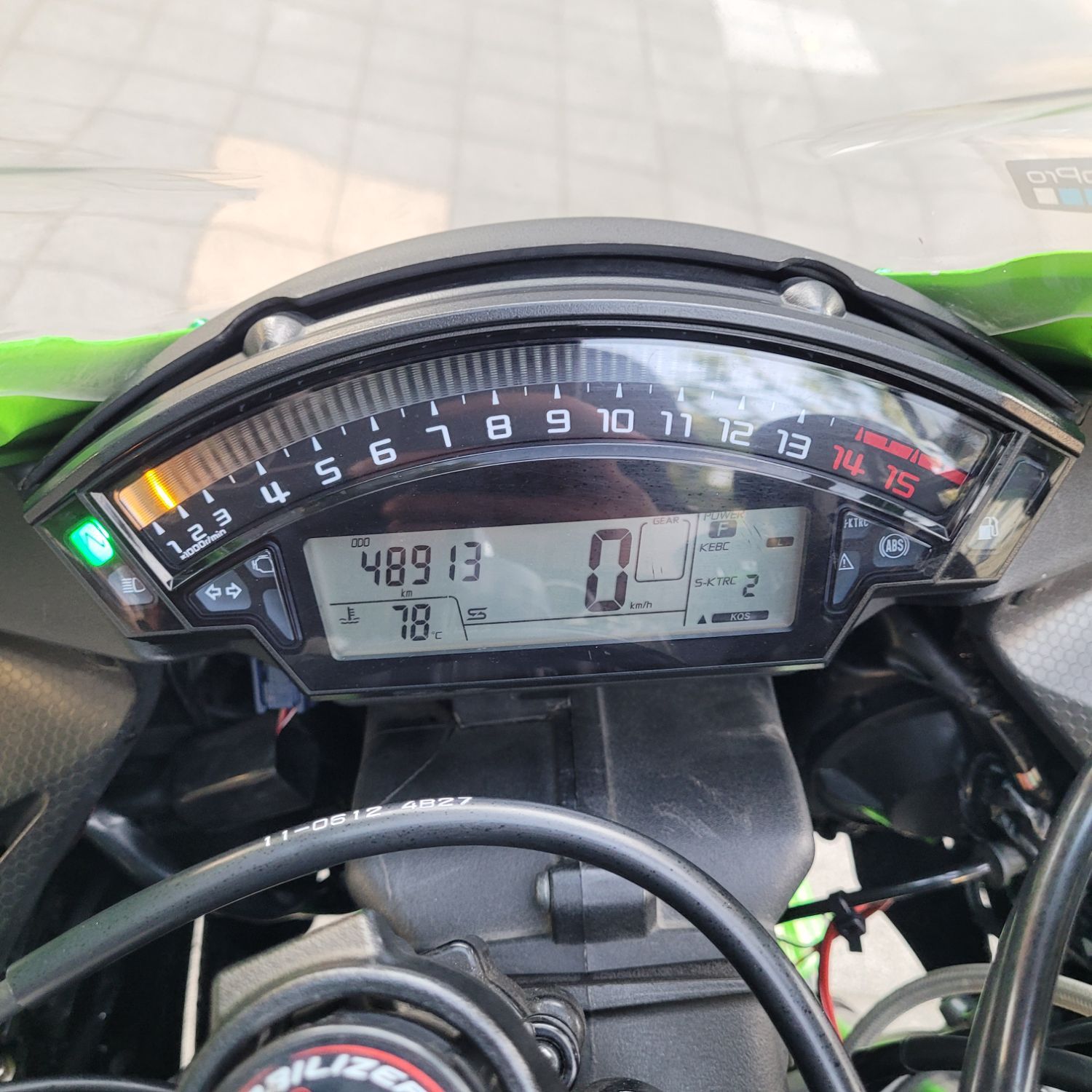 가와사키 닌자 ZX 10 R 2018 녹색 사진 7