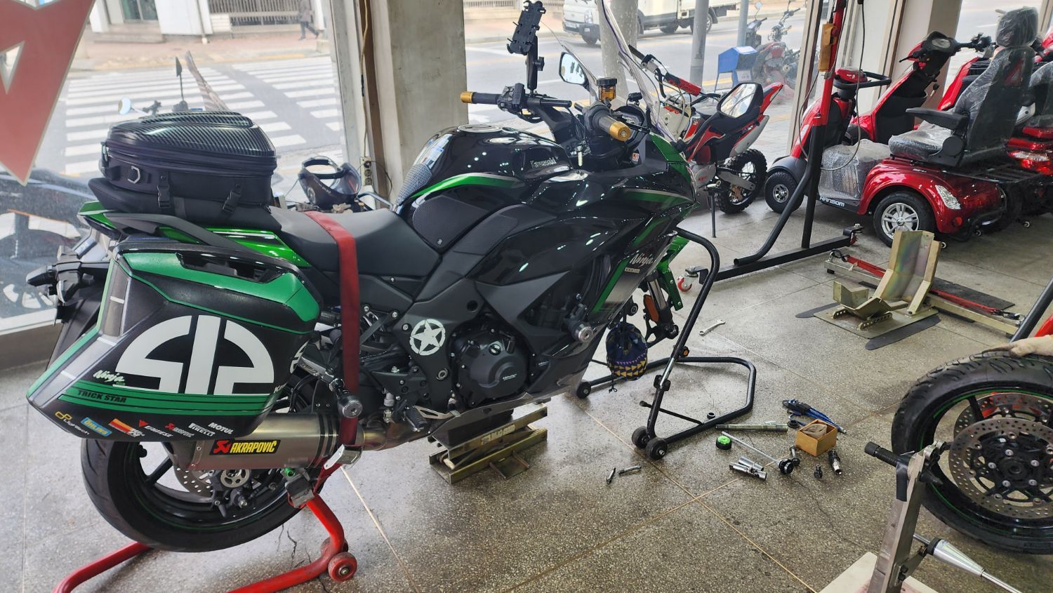 가와사키 닌자 1000 SX ABS 2021 블랙 사진 7