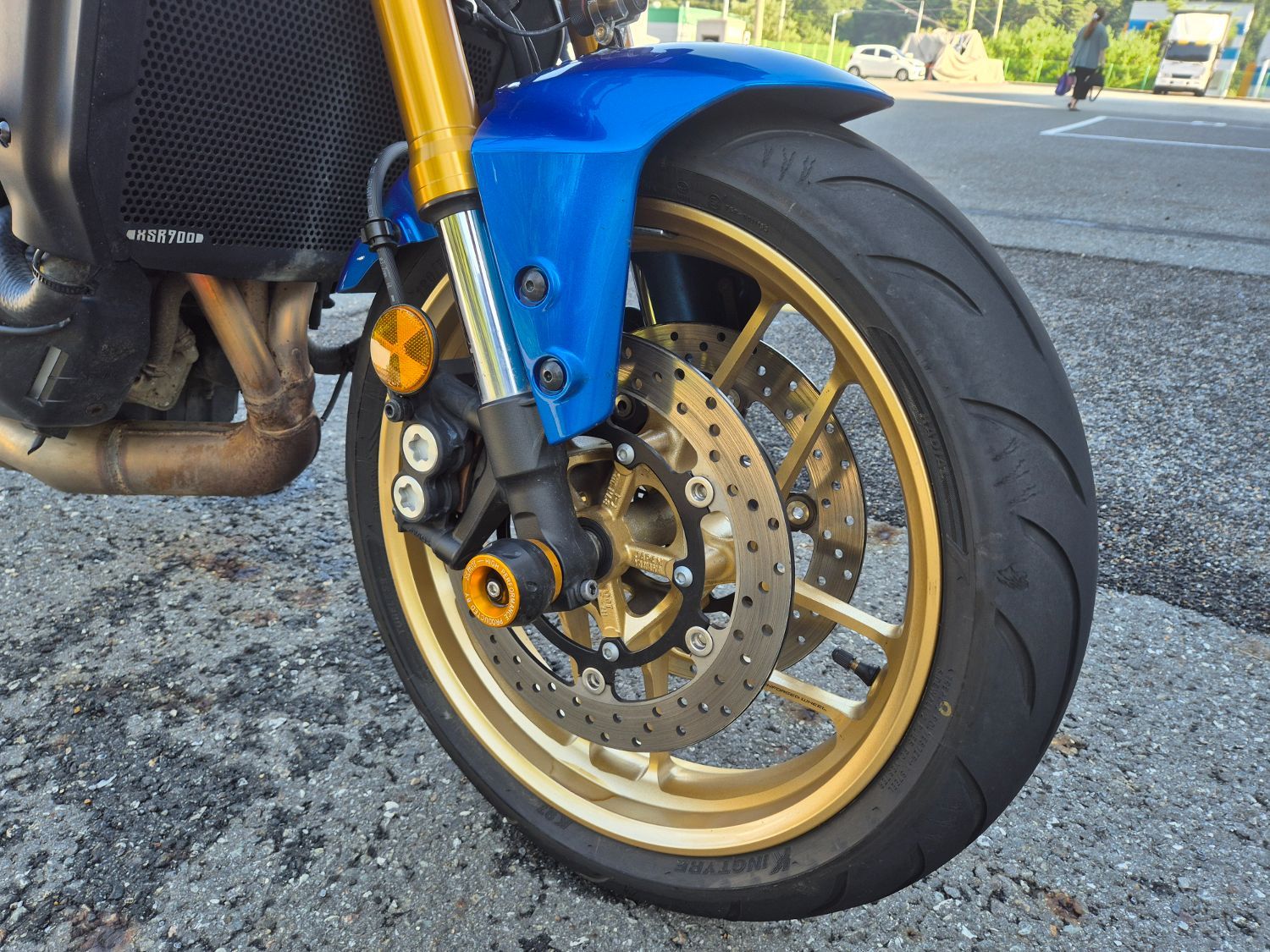 야마하 XSR 900 2022 블루 사진 4