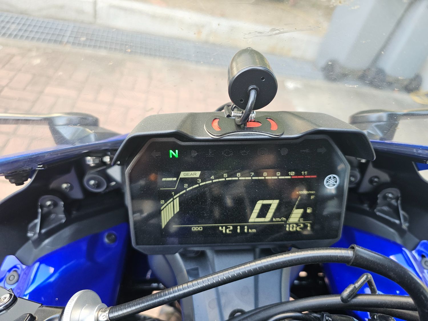 야마하 YZF R7 2022 블루 사진 4
