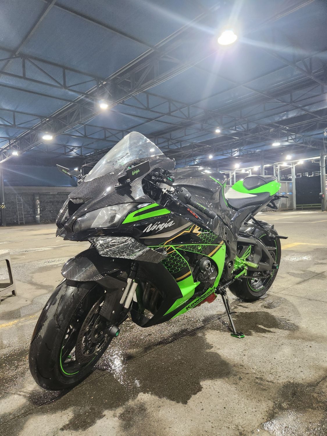 가와사키 닌자 ZX 10 R 2020 그린 사진 2