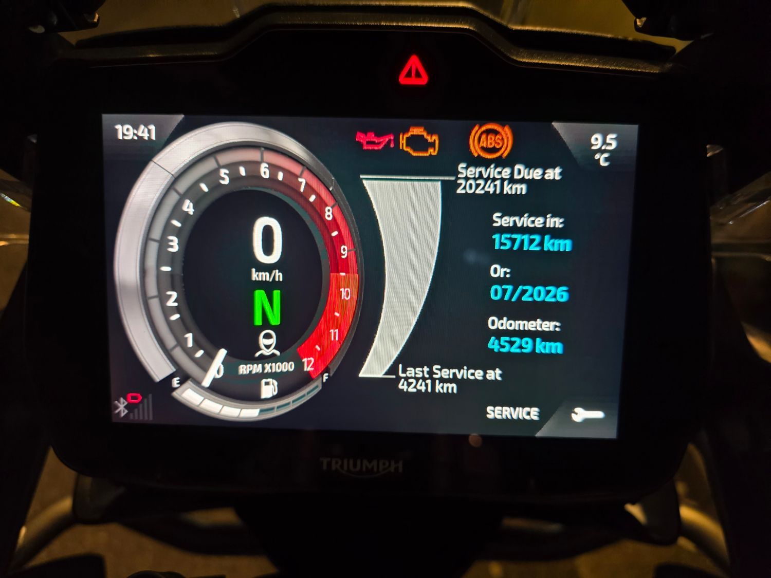 트라이엄프 타이거 1200 GT 프로 2023 화이트 사진 6