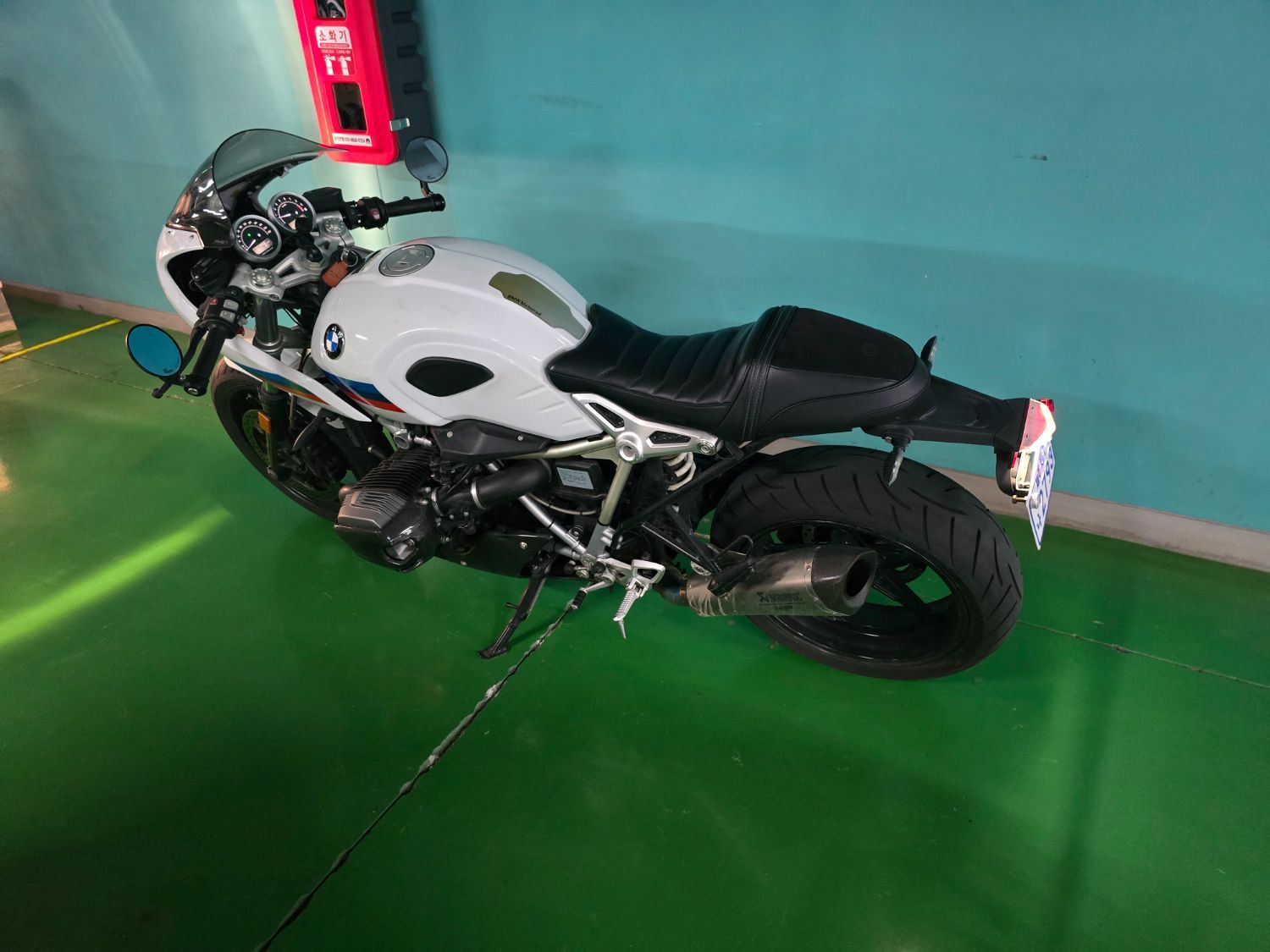 BMW R nine T 레이서 2017 화이트