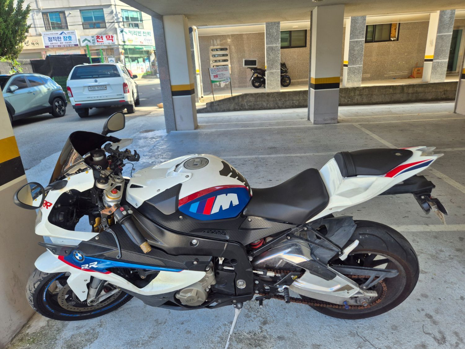 BMW S 1000 RR 2014 화이트 사진 1