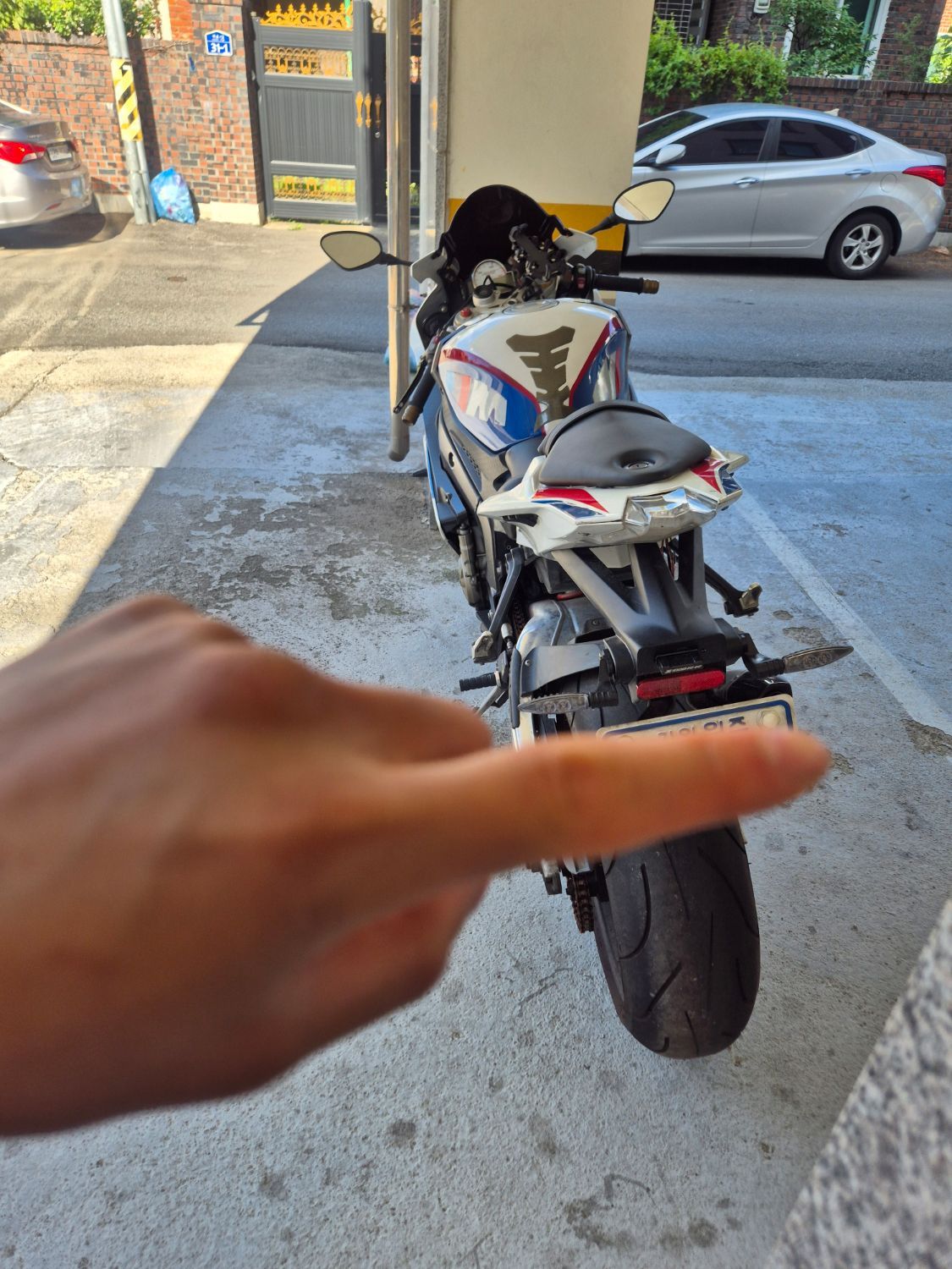 BMW S 1000 RR 2014 화이트 사진 2