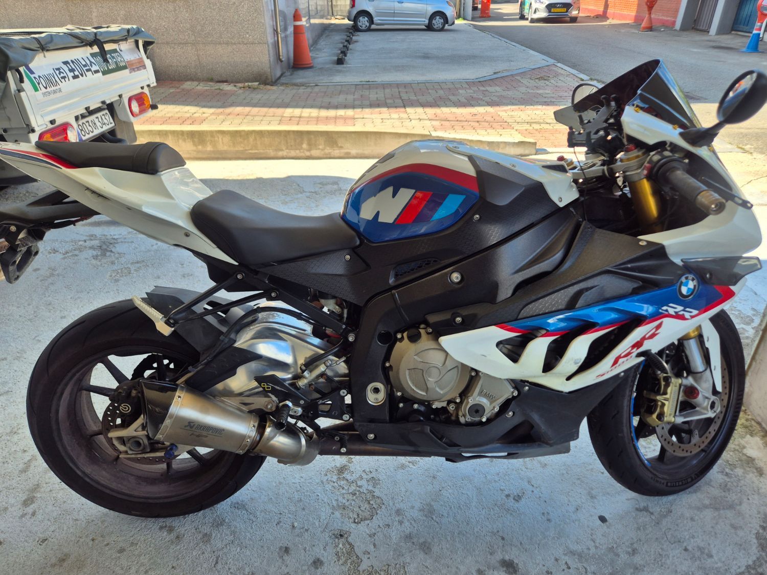 BMW S 1000 RR 2014 화이트 사진 3