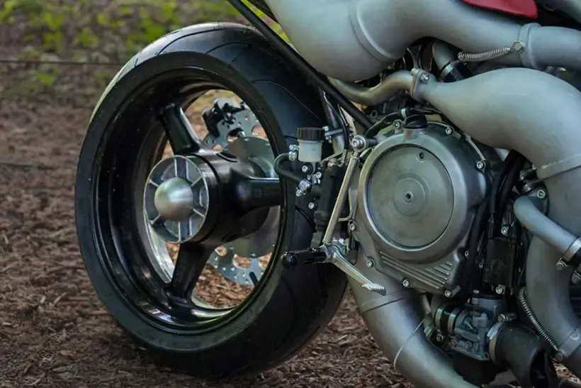 Veloce Aperion rear wheel detail