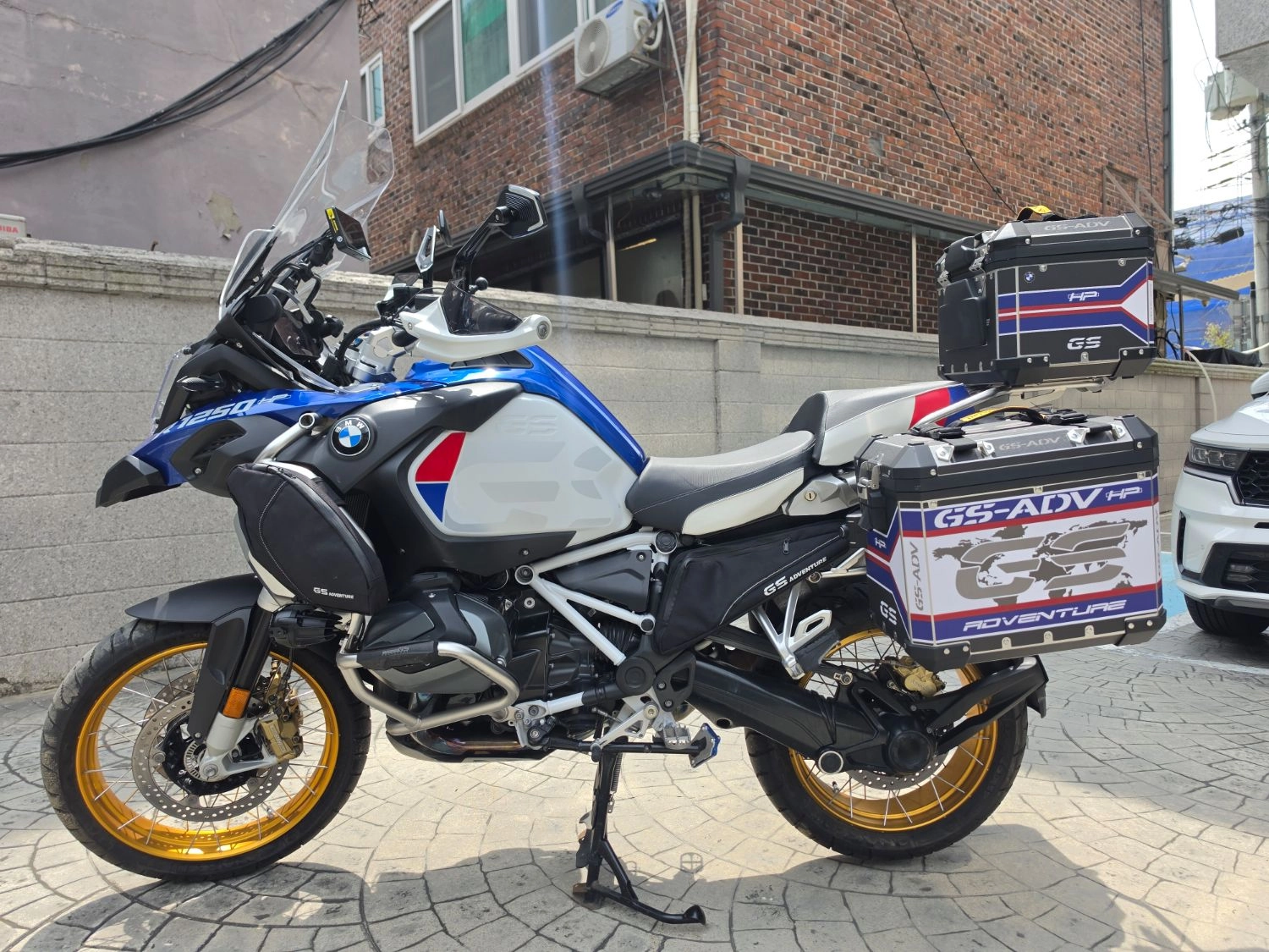 BMW R 1250 GS 어드벤처 2019 블루