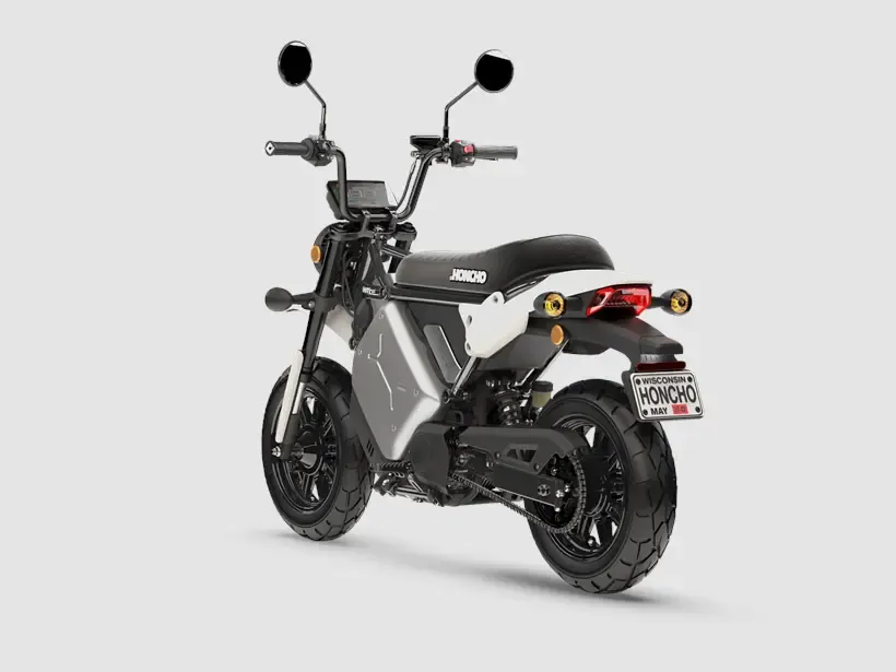 A rear shot of the LiveWire Honcho