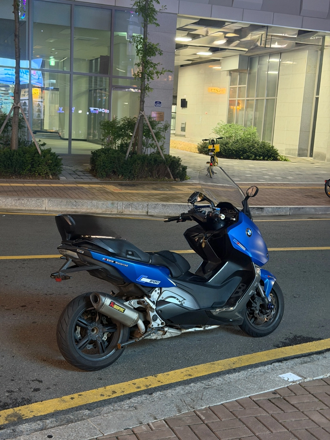 BMW C 600 스포츠 2013 블루
