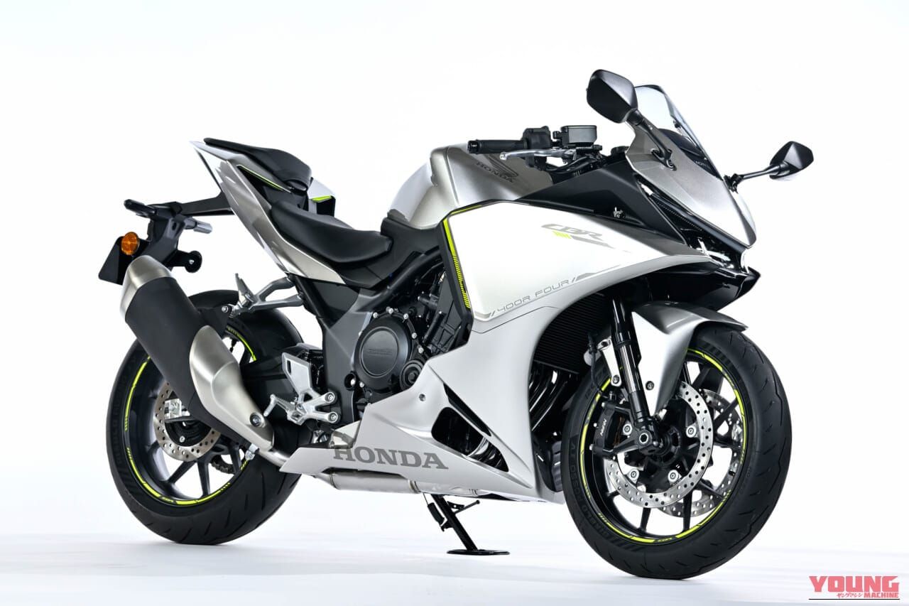 오사카 모터사이클쇼에서 세계 최초로 베일을 벗은 혼다 CBR400R FOUR E-Clutch 콘셉트