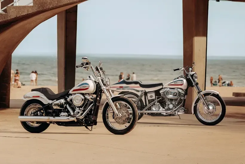 Harley-Davidson Super Glide with the original
