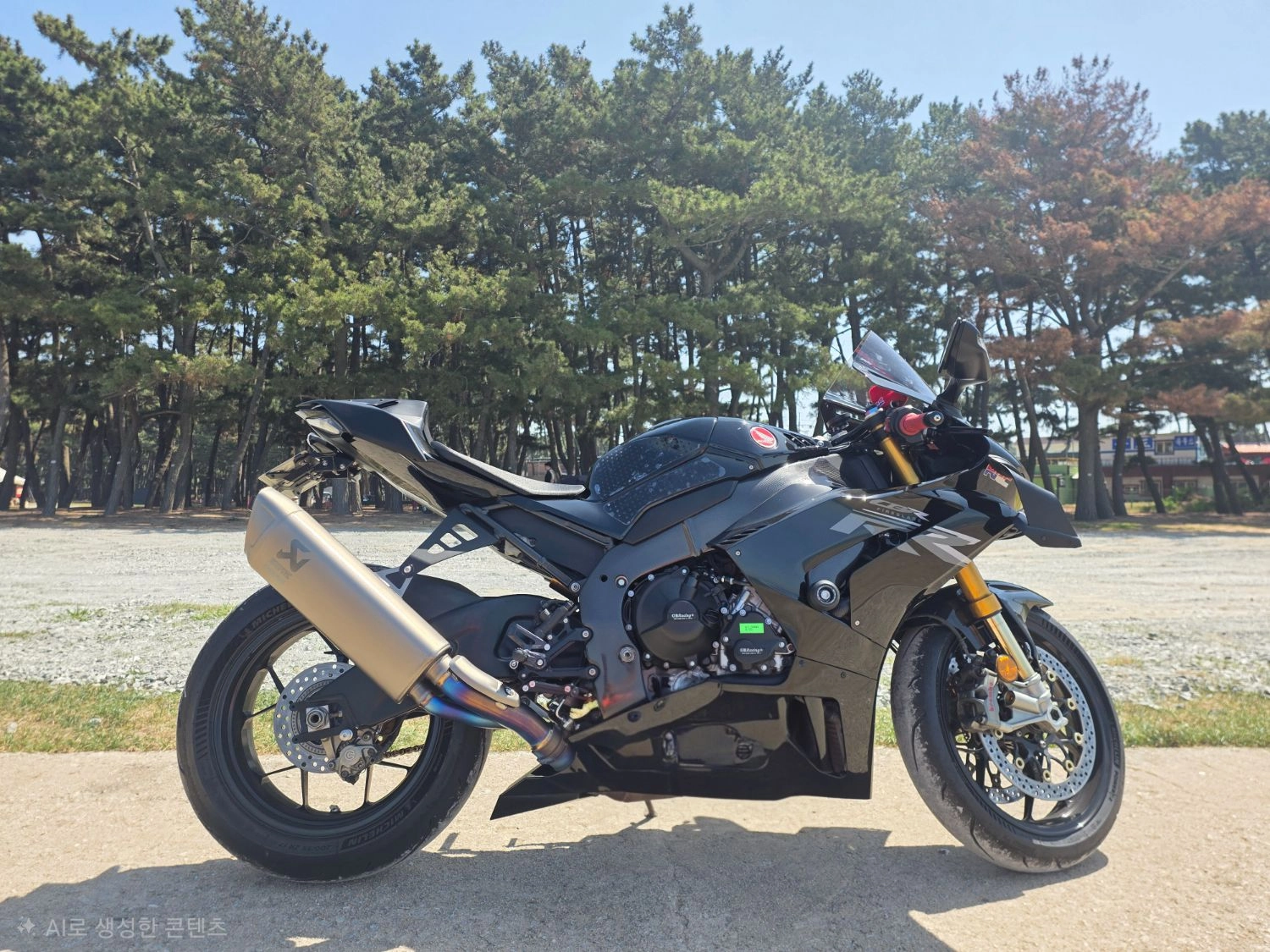 혼다 CBR 1000 RR-R 파이어블레이드 SP 2021 블랙 사진 4