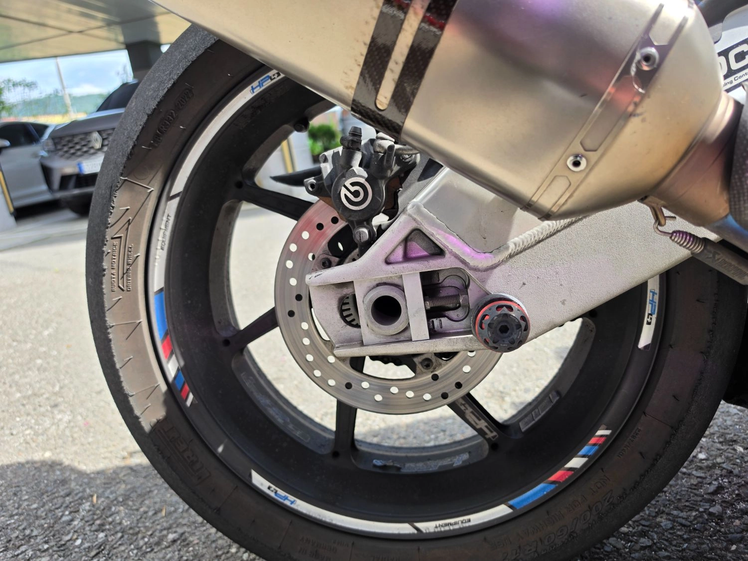 BMW HP4 컴피티션 2014 블루 사진 6