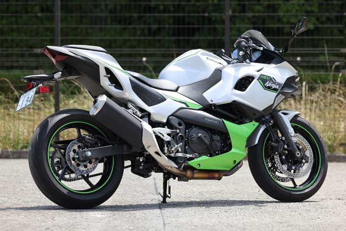 【カワサキ ニンジャ7ハイブリッド 試乗記】バイクの未来を示す!?　ストロングハイブリッドを搭載したスポーツモデル 02画像
