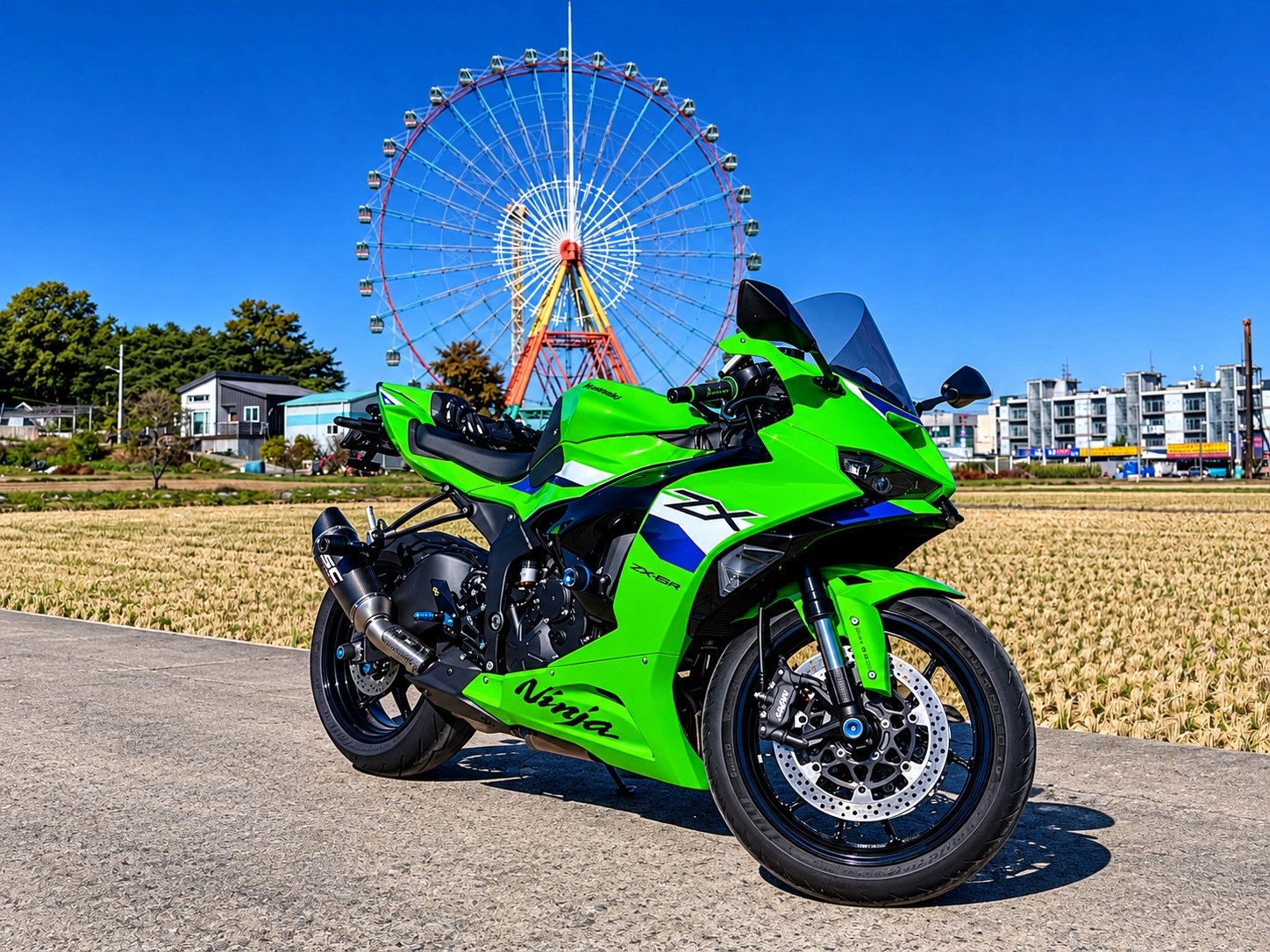 가와사키 닌자 ZX-6R 2026 그린 사진 2