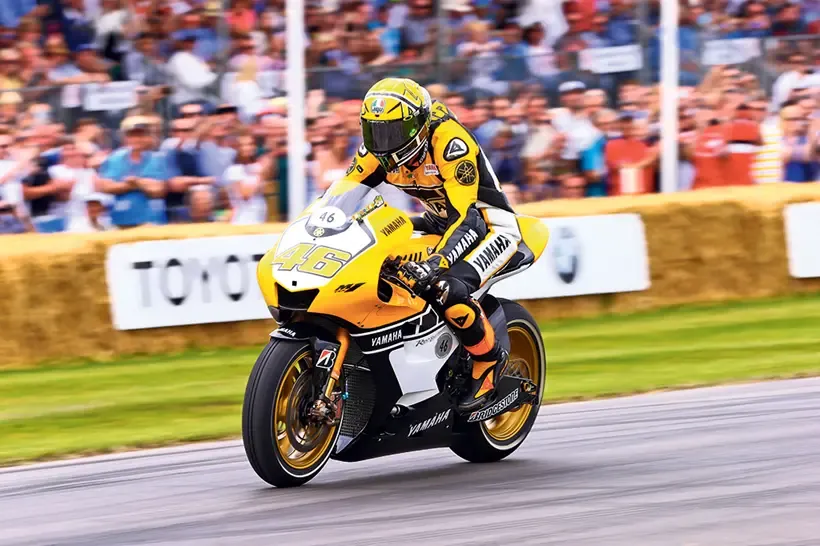 Valentino Rossi at Goodwood Festival of Speed