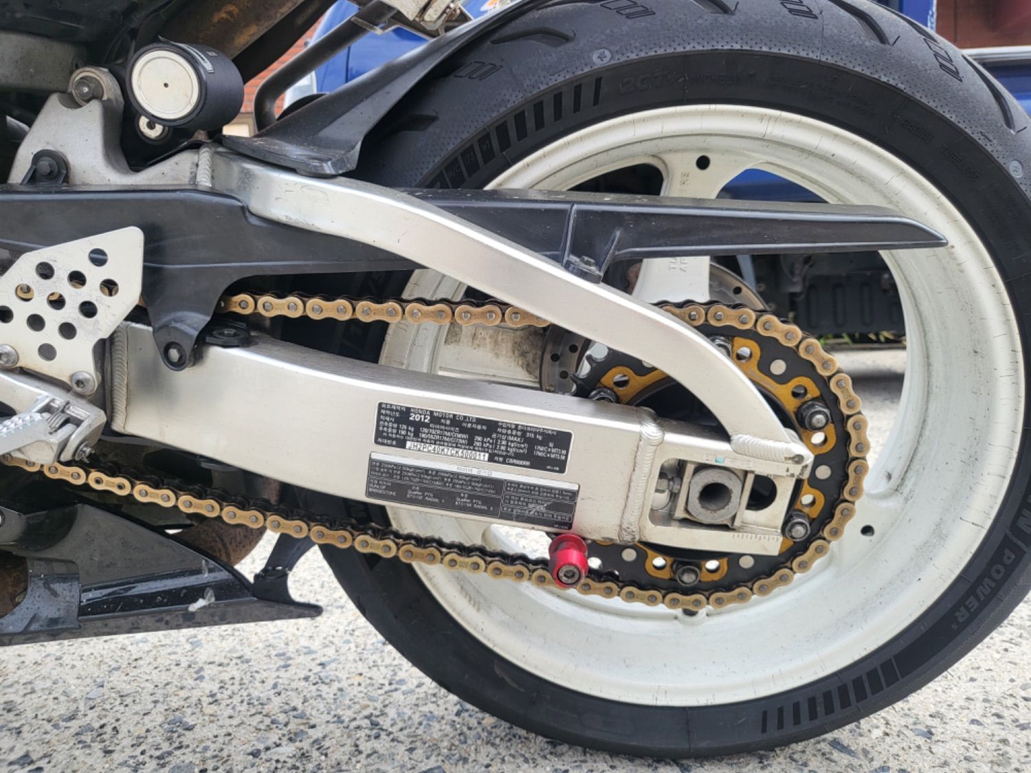 혼다 CBR 600 RR 2012 화이트 사진 4