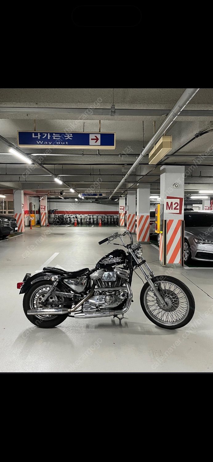 할리데이비슨 스포스터 1200 커스텀 1988 블랙