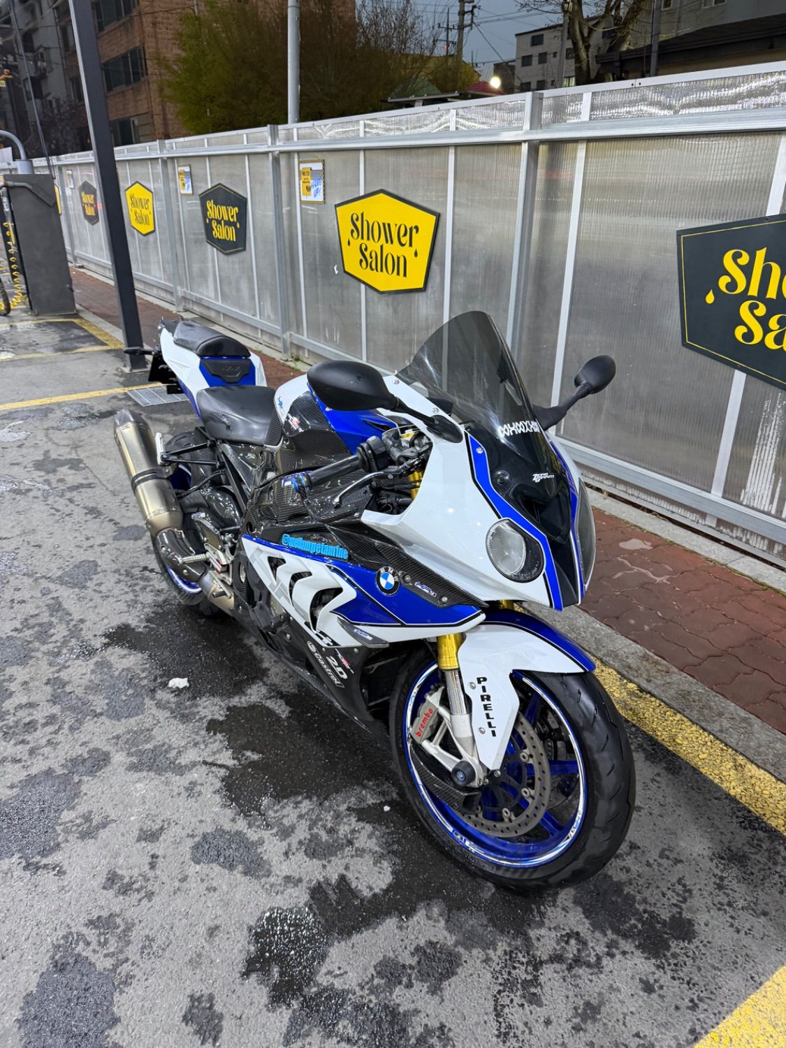 BMW HP4 컴피티션 2013 화이트 사진 1