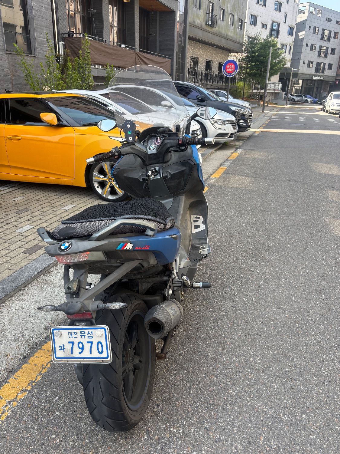 BMW C 600 스포츠 2013 블루 사진 4