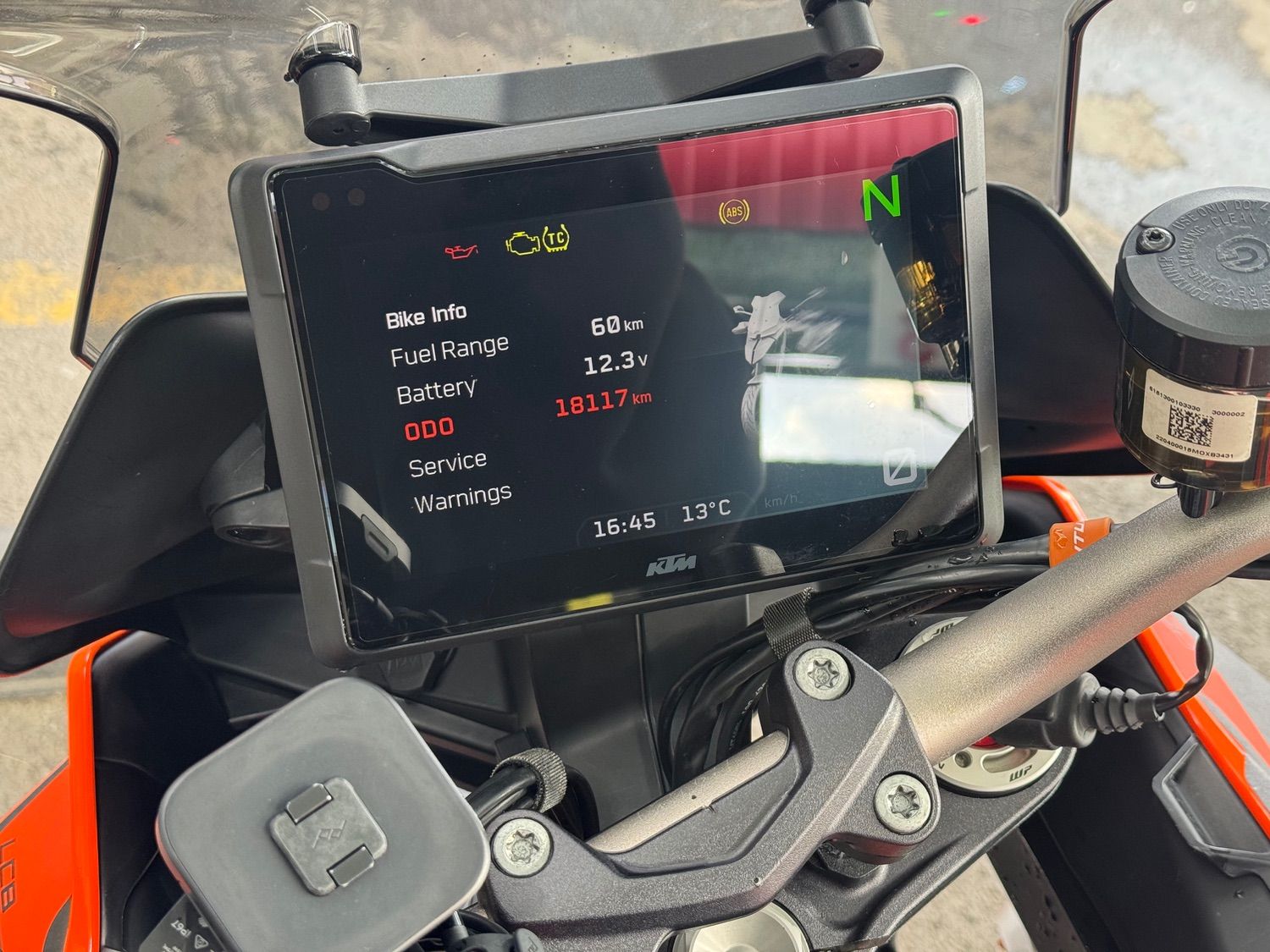 KTM 1290 슈퍼듀크 GT 2022 레드 사진 5
