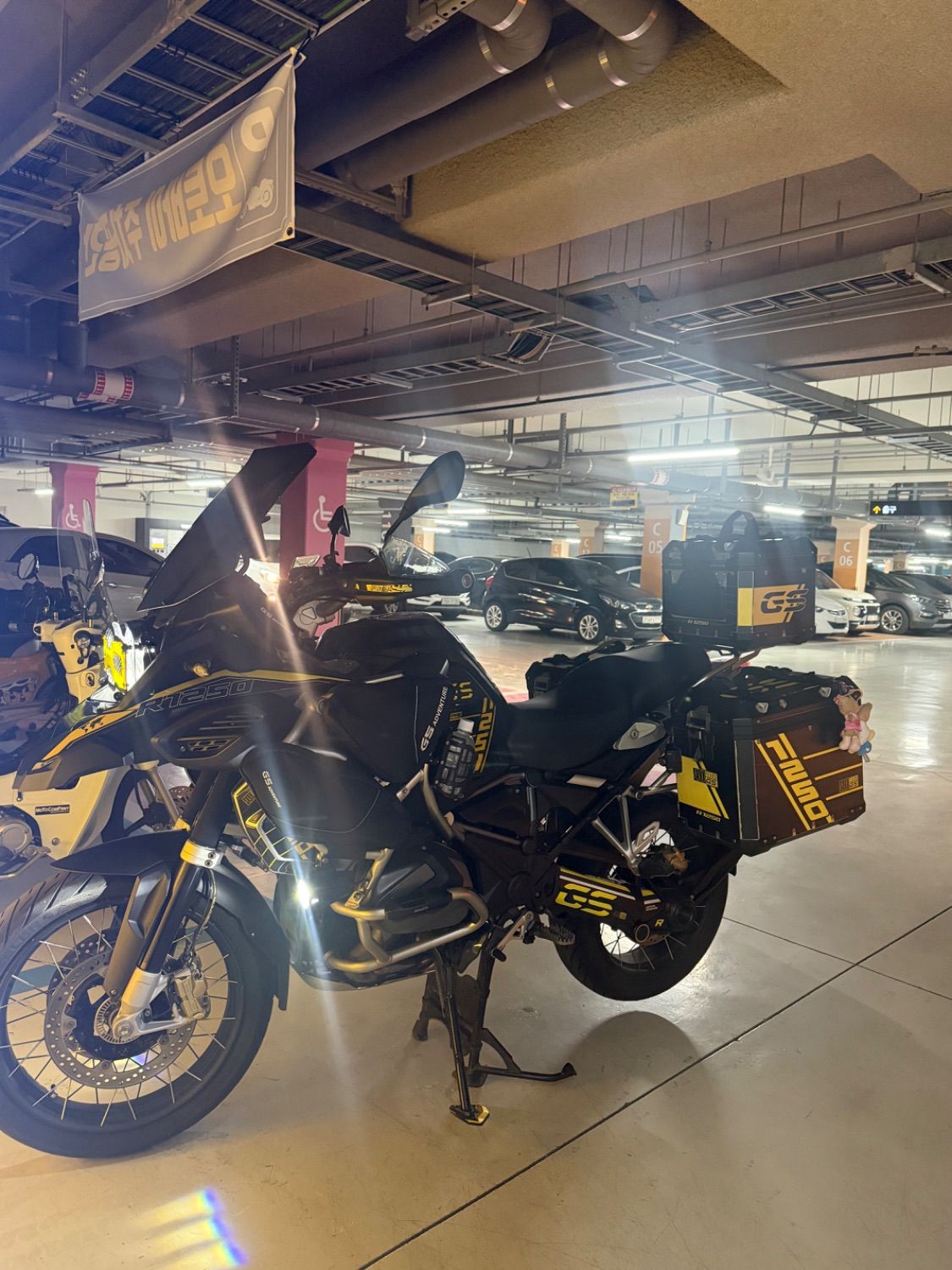 BMW R 1250 GS 어드벤처 2019 블랙 사진 3