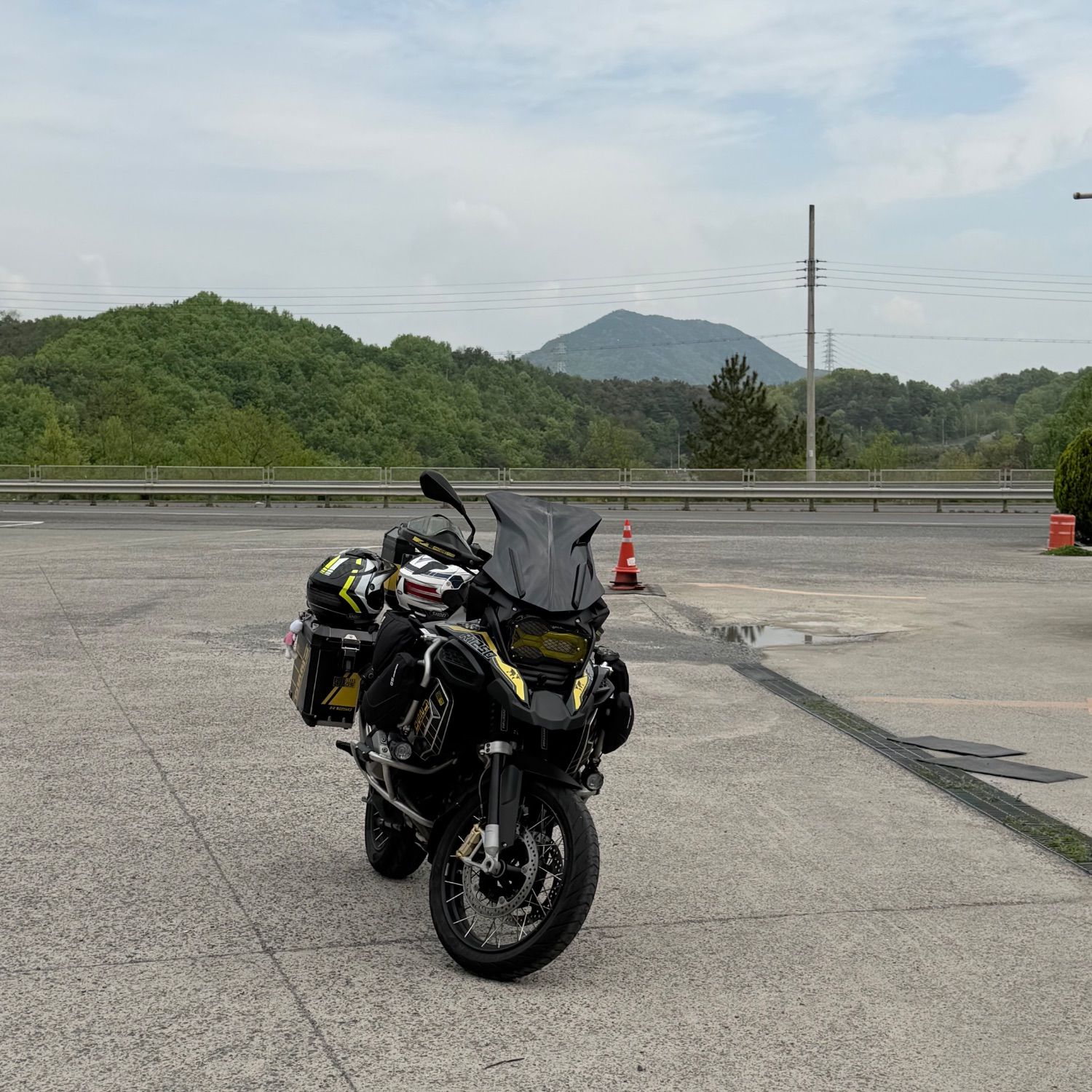 BMW R 1250 GS 어드벤처 2019 블랙 사진 4