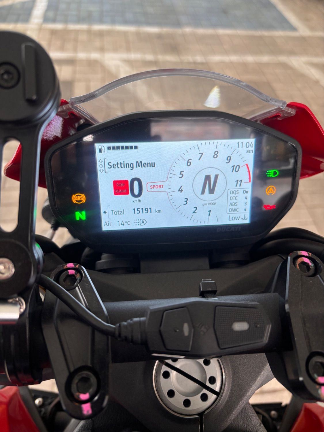 두카티 Monster SP 2023 레드 사진 5