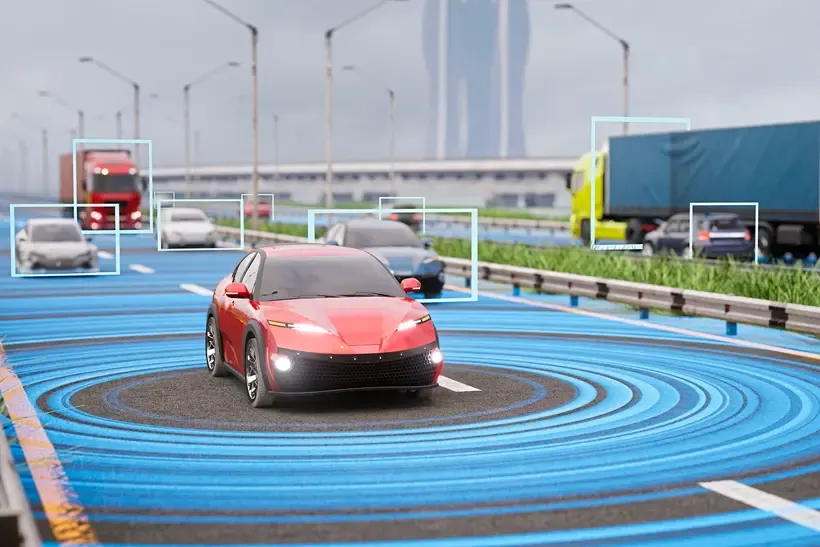 Car with radar system