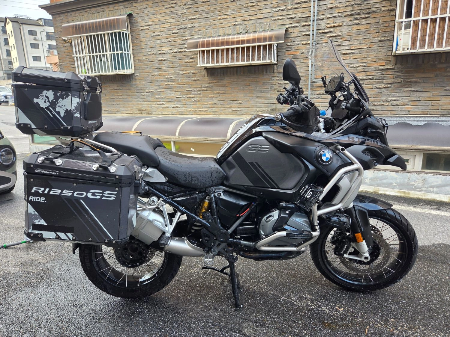 BMW R 1250 GS 어드벤처 2024 블랙 사진 1