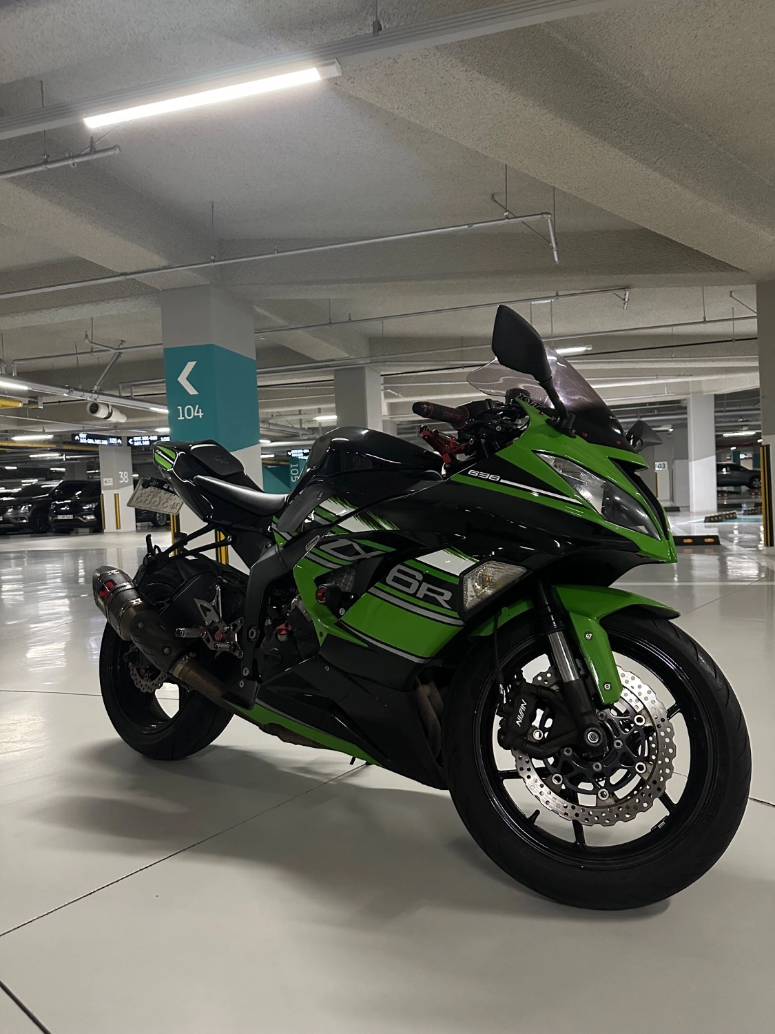 가와사키 닌자 ZX-6R 2018 2018 그린 사진 1