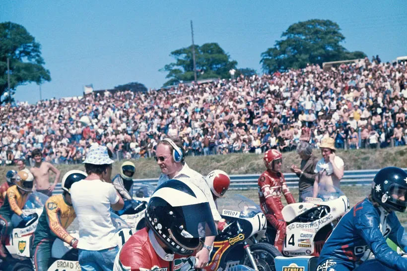 Mallory Park filled with spectators in the past