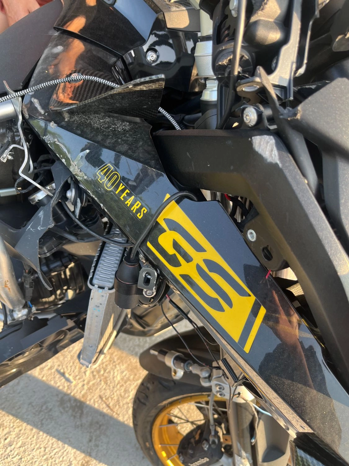 BMW R 1250 GS 어드벤처 2022 2022 블랙 사진 3