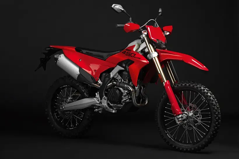Ducati Desmo450 EDS studio front right