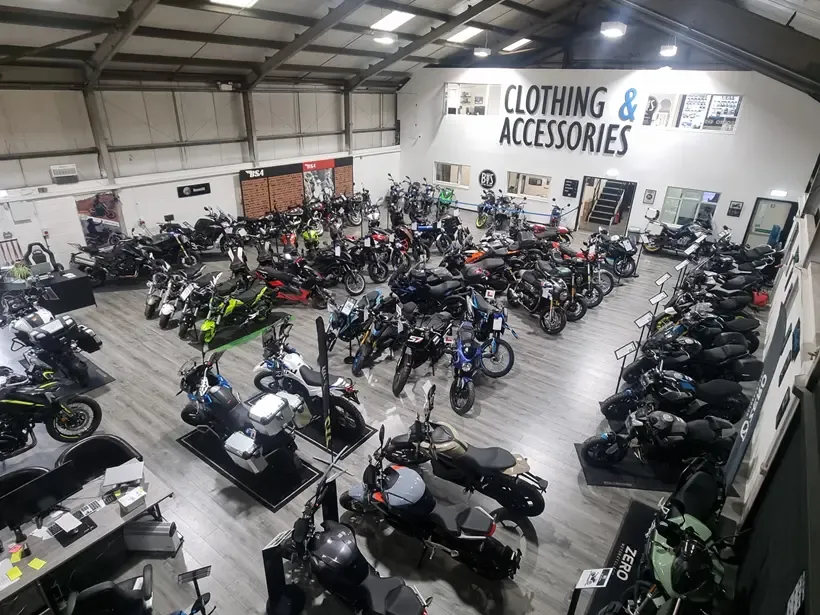 Motorcycle showroom 