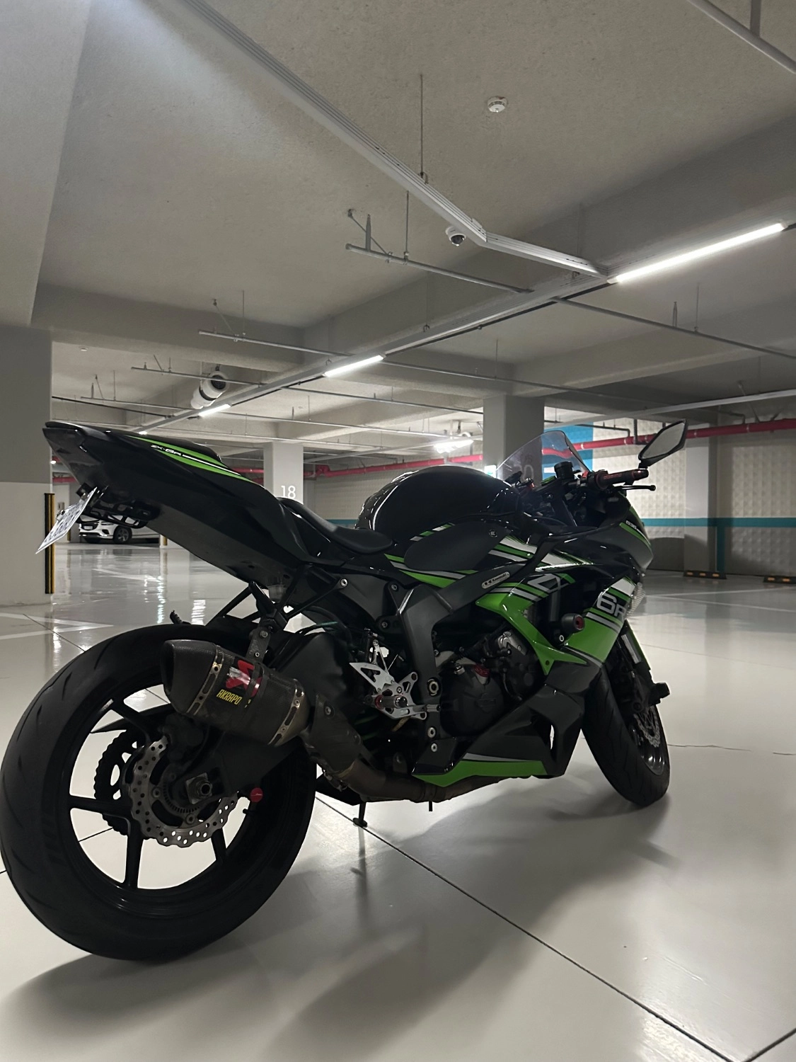 가와사키 닌자 ZX-6R 2018 2018 그린 사진 2