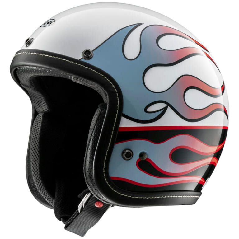 Arai CLASSIC AIR CHOPPER｜安全性にもこだわったファイヤーパターンのオープンフェイス！ アライ「CLASSIC AIR CHOPPER」を4月下旬に発売