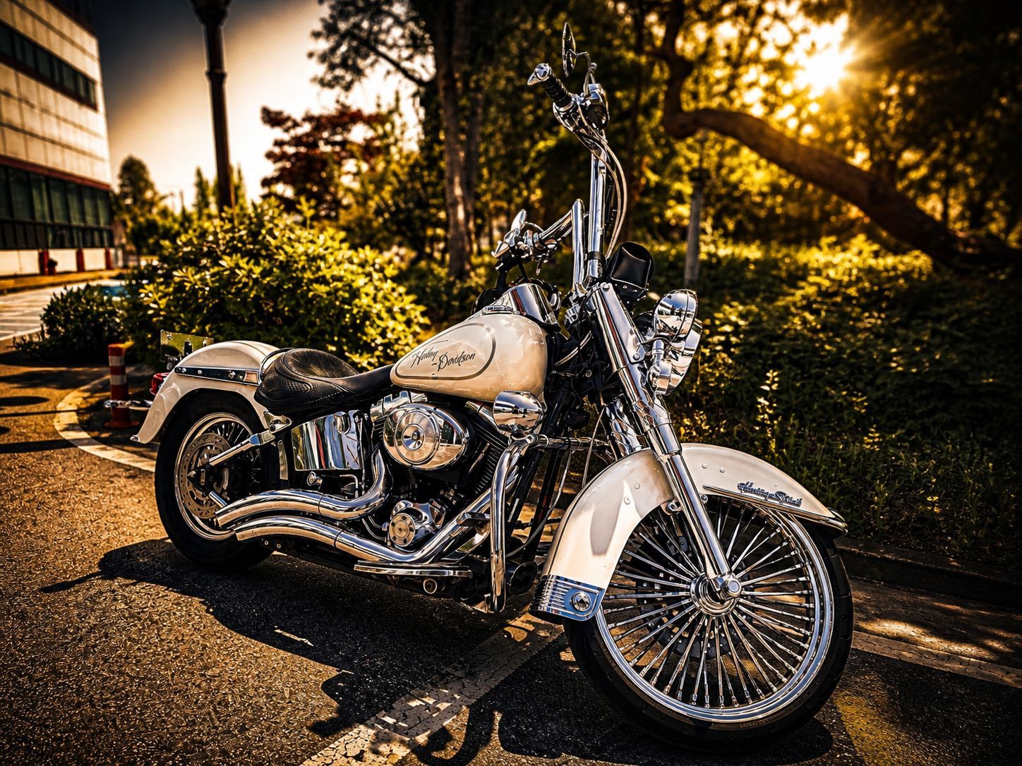 할리데이비슨 헤리티지 클래식 2004 블루 사진 4