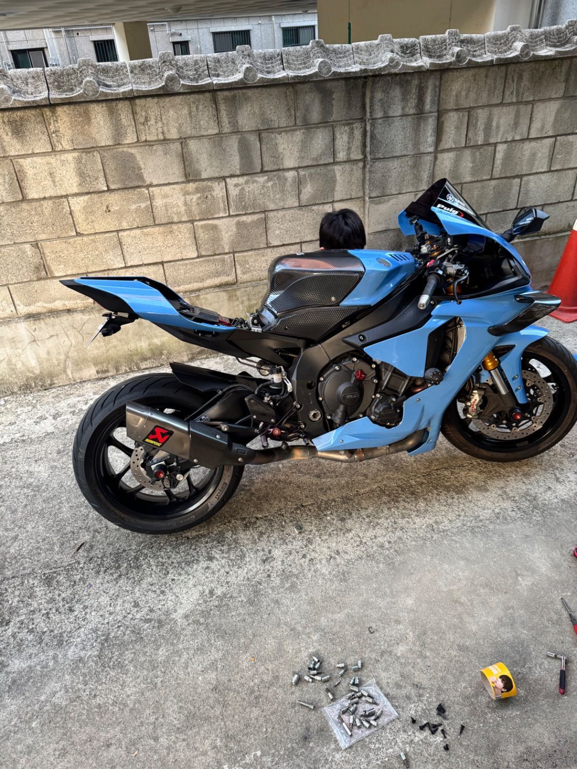 야마하 YZF R1 2018 블루 사진 4